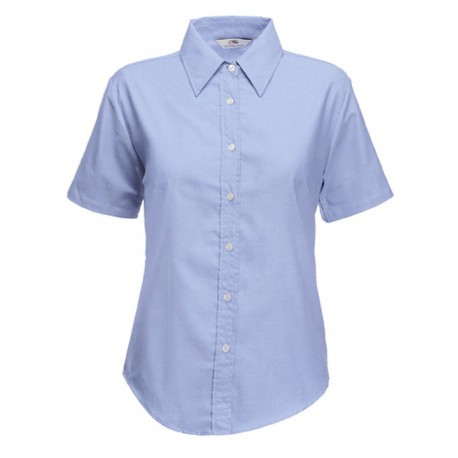 KOSZULA LADY-FIT Z KRÓTKIM RĘKAWEM - OXFORD SHIRT