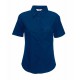 KOSZULA Z POPELINY LADY-FIT Z KRÓTKIM RĘKAWEM