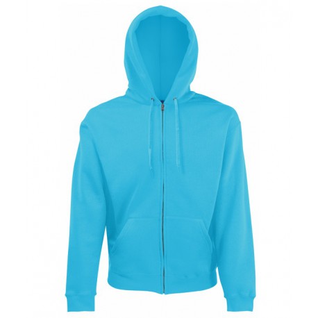 BLUZA CLASSIC Z KAPTUREM I DŁUGIM ZAMKIEM BŁYSKAWICZNYM