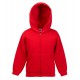 DZIECIĘCA BLUZA PREMIUM Z KAPTUREM Z DŁUGIM ZAMKIEM BŁYSKAWICZNYM